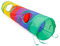 MYSUNBAR Katzentunnel mit Spielball, Faltbarer Regenbogen Tunnel, Interaktive Peek-a-Boo Cat Tube Spielzeug mit Spaßball und 2 Guckloch
