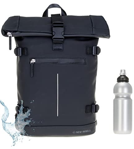 New Rebels Rucksack Roll Top (Black 00)