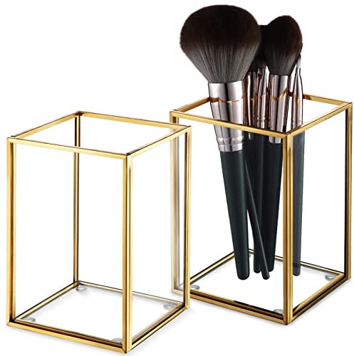Beaupretty Acryl Makeup Pinselhalter 2 Stück Klarer Acryl Stifthalter Tasse Kosmetikpinselhalter Organizer Make Up Pinsel Aufbewahrungshalter