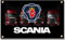 MOOR Scania-Banner, Trucks-Flagge, 90 x 150 cm, HD-Druck, Vibrat-Farbe, 150D-Polyester