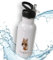 timalo® Trinkflasche für Kinder personalisiert mit Namen | auslaufsichere Edelstahl Sportflasche Kindergarten mit Tieren Geschenk für Jungen und Mädchen 600mL | 49-Pferd