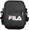 FILA Unisex Fresno small Phone x-Body Pusher Bag, Black