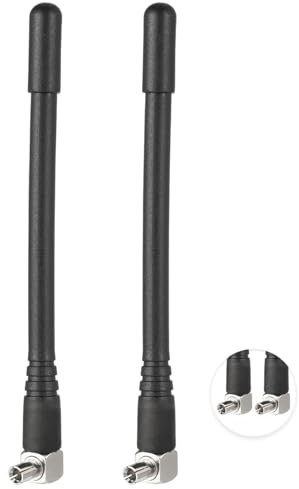 Vecys 2PCS 4G LTE Antenne 3dbi Mini Externe TS9 Antenne Kompatibel mit 4G LTE Mobile Hotspot MiFi Router Honeycomb Mobile Broadband Modem USB Modem