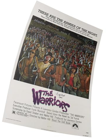 The Warriors Movie Poster Größe 11 x 17 Dekorative Rahmenloses Kunst Geschenk (28 x 43 cm) Leinwand Poster