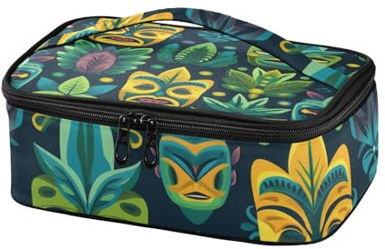 Mnsruu Kleine tragbare isolierte Lunchtasche, abstrakte indische Menschen, Thermo-Lunchbox, Kühltasche für Arbeit, Büro, Schule