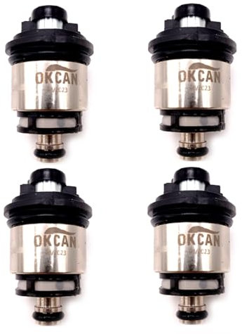 DN Autogas parts Landi Renzo CNG LPG 4 x Einspritzdüsen MED GI25-65 Schwarz AMP Typ Sequent