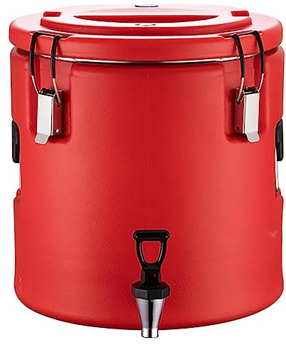 Dispenser di acqua calda in acciaio inox, urna per caffè, isolamento termico commerciale, contenitore grande con rubinetto per ristoranti, zuppe, durevole e conveniente