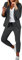 Hosenanzüge Für Damen Business Modern Elegant Blazer Anzug Set Einfarbig Streetwear Zweiteilig Hosenanzug Anzughose Revers Slim Fit Sportlich Büro Outfit tages deal