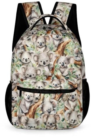 Homieblanket Koala-Rucksack für Kinder, Mädchen, Jungen, Schule, 40,6 cm, Koala-Rucksack für die Schule, Koala Rucksack 1, Tagesrucksäcke