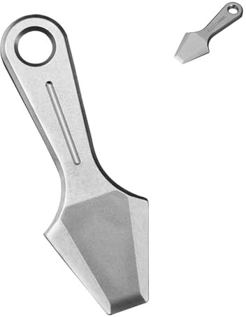 Titan EDC Brecheisen,Pry Bar,Mini Brechstange,Titan Stemmeisen,Kleine EDC-Hebelstange,Keychain,Schlüsselanhänger,Flaschenöffner,EDC Multifunktionswerkzeug,für Camping Outdoor