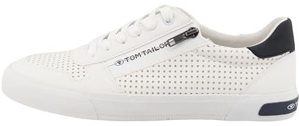 Tom Tailor Herren 9580070001 Sneaker, White, 42 EU
