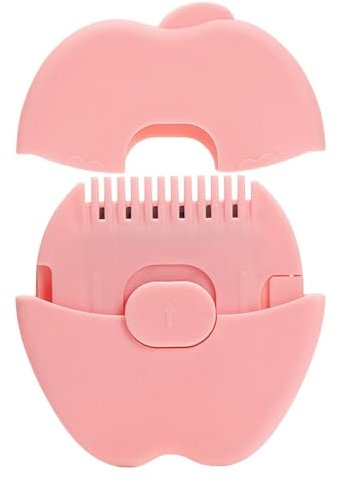 FmtwPhn Peine para cortar el pelo, cortador de puntas abiertas, peine de corte de pelo con flequillo, doble uso, recortador de pelo portátil, cortapelos manual para mujeres, niños, hogar, viajes