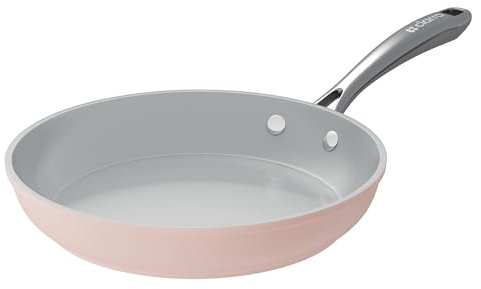 CIARRA Sartenes para freír, Antiadherente para Freír, 26 cm, Sartén Freidora Apto para Todo Tipo de Cocinas, Incluida Inducción y Horno, Sin PFOA y PTFE, Rosa