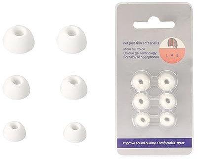 MOLKASIA Juego de almohadillas antideslizantes de silicona para auriculares intraurales (2) (1)