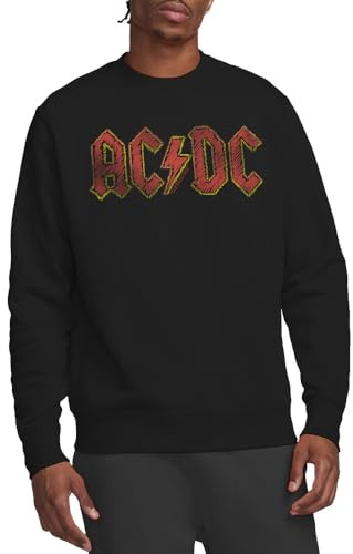 AC/DC ACDC Hand Drawn Logo Crew Sweatshirt
