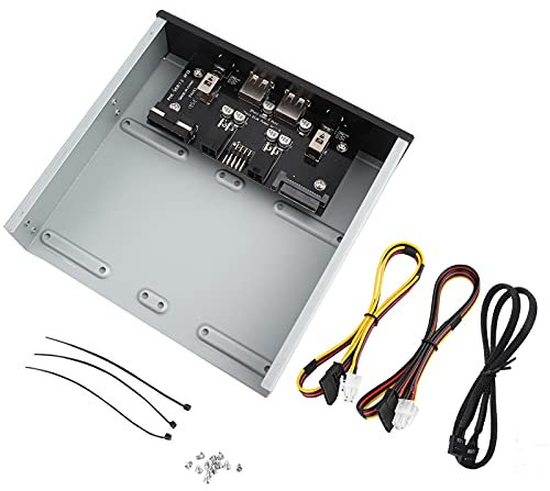 HDD-Stromkontrollschalter - SATA-Festplattenswitch für Desktop-PC mit zwei selbstverriegelnden Schaltern für einfache Systemumschaltung