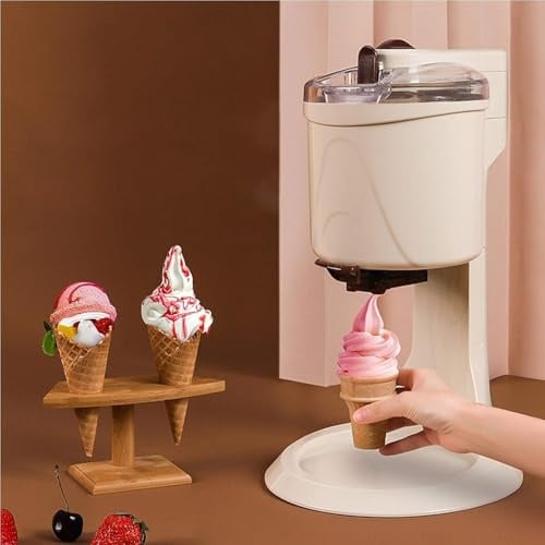 Softeismaschine für Zuhause für Klassische Shakes und Getränke, automatische Mini-Frucht-Softeismaschine, Joghurteismaschine, köstliche hausgemachte Leckereien