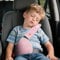 URAQT Gurtpolster Kinder, 2 Stück Auto Sicherheitsgurt Schulterpolster Gürtelkissen Schutzkissen und Samtbeutel Groß für mehr Komfort auf der Reise - Rosa Kaninchen