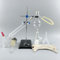 Small Home Distillation Apparatus Set - to Making Essential Oil, Chemistry Glass Distilling, Lab Glassware Kit