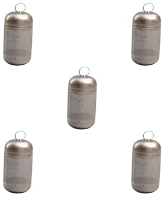 5 Set Titanium Tea Strainer Reusable Kitchen Accessories for Office Coffee Meeting M