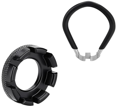 Horktrust 2 llaves para radios de bicicleta de acero, tensor de radios, tensor de pezón, 6 tamaños 10-15, herramienta de punzón de calibre 10-15, para una tensión precisa de la rueda, compatible con