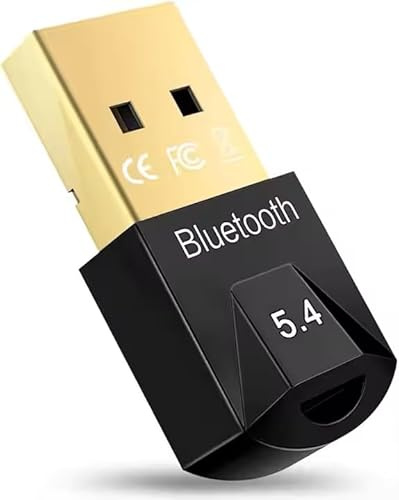 Bluetooth 5.4 Dongle Adapter – kompatibel mit Windows 11, 10, 8.1, 7, verbindet bis zu 7 Geräte, für PC & Laptop