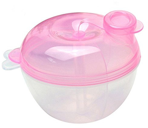 Bodhi2000 3 Interlayer Leche en Polvo Dispensador Contenedor de Alimentos para Bebés Caja de Alimentación