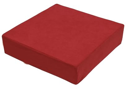 Stuhlerhöhung Sitzerhöhung Sitzkissen Bodenkissen 40 x 40 x 10cm, rot