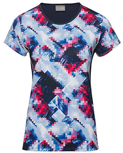 HEAD Mädchen MIA T-Shirt G, royal Blue/Dark Blue, XS
