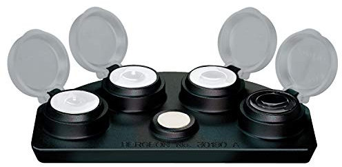 BERGEON Bloc d'huile 30180-A-C1 Matériau : métal - 4 godets d'huile en céramique - Pour Tournesol et Rodico