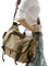 Taoqiao [Aktualisiert] Vintage Canvas Messenger Bag Große Buch Laptop Umhängetasche Frauen Männer Neu