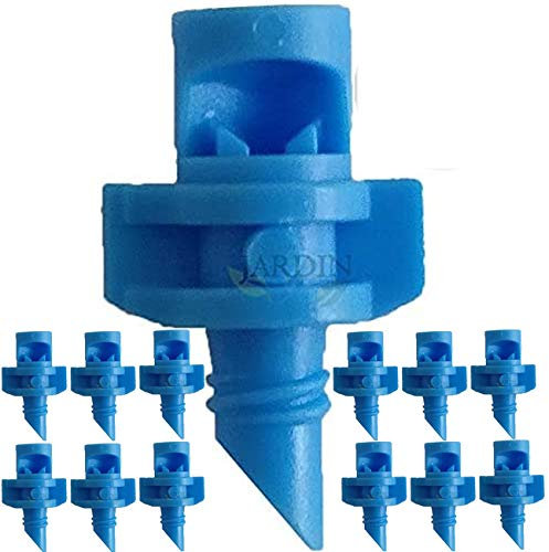 SPRINKLER 90º für die landwirtschaftliche Bewässerung und Gartenbewässerung. 90º Mikrosprinkler für Ecken mit einer Reichweite von 1 bis 1,5 Metern. 200 Einheiten