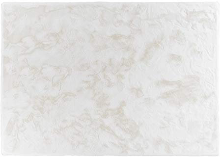 Schöner Wohnen Neu Soft Shaggy Teppich Tender - Farben: Weiß, Silber, Grau, Anthrazit, Caramel | Ultra weicher Flauschteppich | bei 30° waschbar, Farbe:Weiß, Größe:120 x 180 cm