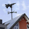 XRDSHY Hubschrauber Wetterfahne mit Flugzeug Ornament, Eisen Wetterhahn, Garten Windfahne Mit Montagezubehör, Farm Scene Stake Deko Im Antik Stil Wind Richtungsanzeiger,Airplane