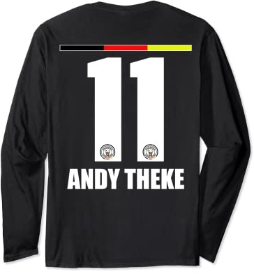 Deutschland Sauf Trikot Andy Theke Sauf Legende Langarmshirt