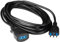 POLYPOOL | PP0381.1XAM Prolunga Elettrica da 3 metri, cavo H05VV-F 3x0,75mmq, Spina e Presa italiana 10A 2P+T – colore nero