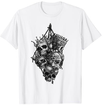 King in the Net Shirt Skull Tattoo Men Women T-Shirt T-Shirt