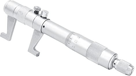 Okuyonic Innenmikrometer , 25 50mm/50 75mm Innendurchmesser Messwerkzeug Klare Laserbeschriftung Edelstahl zum Messen verschiedener Innenmaße(50 75MM)