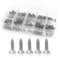 Selbstschneidende Schrauben Blechschrauben Selbstschneidend Edelstahl M3 Kleine Senkkopf Schrauben Kreuzschrauben Set 3 x 12mm 200 Stück
