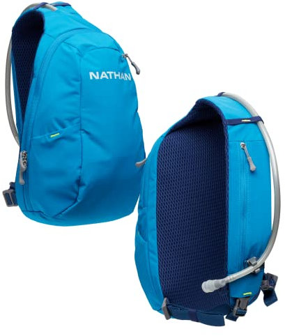 Nathan Limitless 8L Trinkschlinge, Zwei Seitentaschen und kleine Reißverschlusstasche für wichtige Aufbewahrung, atmungsaktiv und feuchtigkeitsableitend