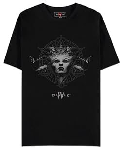 Diablo IV - Queen of The Damned Herren Männer Jungen Kurzarm T-Shirt