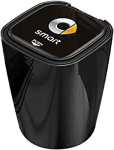 JIOWAX Auto Aschenbecher für Smart 451 Brabus Smart Fortwo 453 Forfour, Tragbarer Aschenbecher mit Deckel, Rauchfreier Auto Aschenbecher Müll Abfalleimer für Reisen im Freien Heimgebrauch