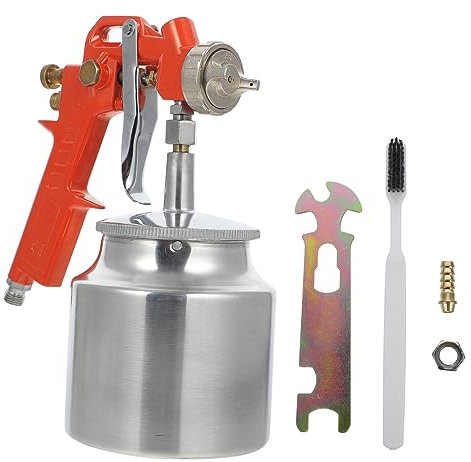 Housoutil 1 Satz Pneumatische Spritzpistole Hvlp Spritzpistolen-kit Modellbau-sprühgerät Schlaghammer Sprühgerät Für Autokarosseriefarbe Autos Autos Wandfarbe Airbrush Möbel Kupfer Luft
