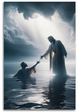 Terp Jesus-Poster, Wandkunst, Filme und Musik, Poster, Geschenk für Freunde, Schlafzimmer, Wohnzimmer, Dekoration, modern, ästhetisch, 30 x 45 cm, ungerahmt