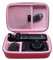 XANAD Eva Reisetasche für Sony ZV-1 ZV-1II 2 Kamera mit Vlogger Zubehör-Kit Stativ und Mikrofon - Reise-Schutz-Tragetasche (Rosa)