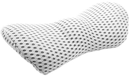 SWZEC Lavorea Orthopädisches Lumbalkissen - Lynette (48/32 * 24 * 13cm,Grau)