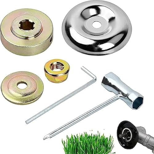 Kit de Fijación de Tuerca de Cuchilla para Cortacésped y Máquinas de Riego, Cuchilla de Fijación Universal - 6 Piezas de Alta Calidad para una Sujeción Confiable (6 Piezas)
