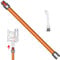 Quick Release Wand Compatible for Dyson V15 V11 V10 V8 V7 Stick Vacuum Cleaner, Vacuum Cleaner Extension Rod Vacuums Attachment Extension Tube 73cm (Orange)