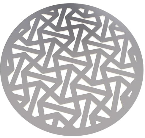 Geometric G0080 Round Replacement grill grate for kettle grills from Weber, Napoleon, Rösle Carbon Steel / 45 cm for 47cm grill