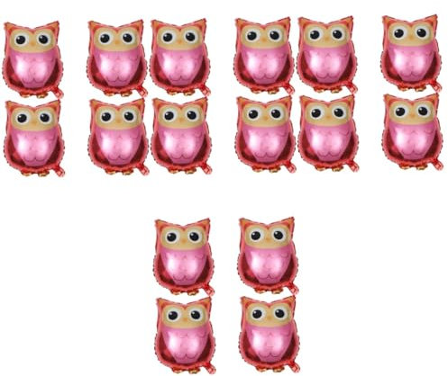 Veemoon 4er Set Eulen Ballons - Aufblasbare Tierballons Für Babyparty - Geburtstag Und Hochzeitsfeier Kreative Deko Für Fotos Und Events in Lustigem Eulen Design